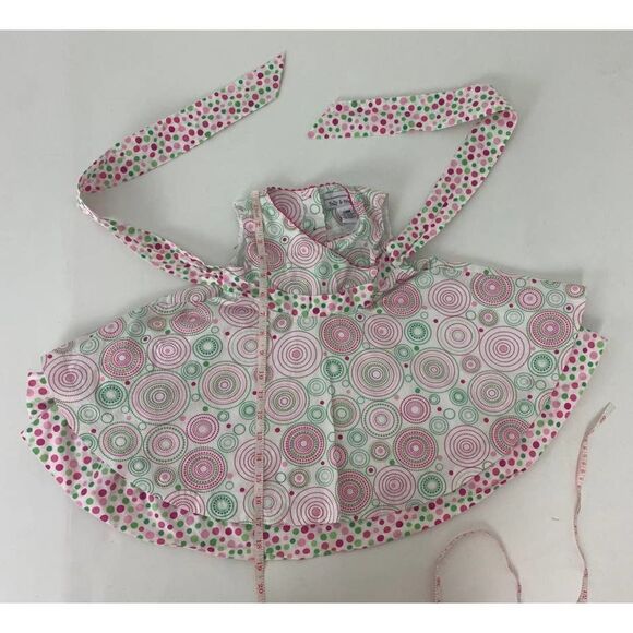 Polly & Freinds Dress Pink Green Spring Summer - Size 24 Months - Picture 4 of 7